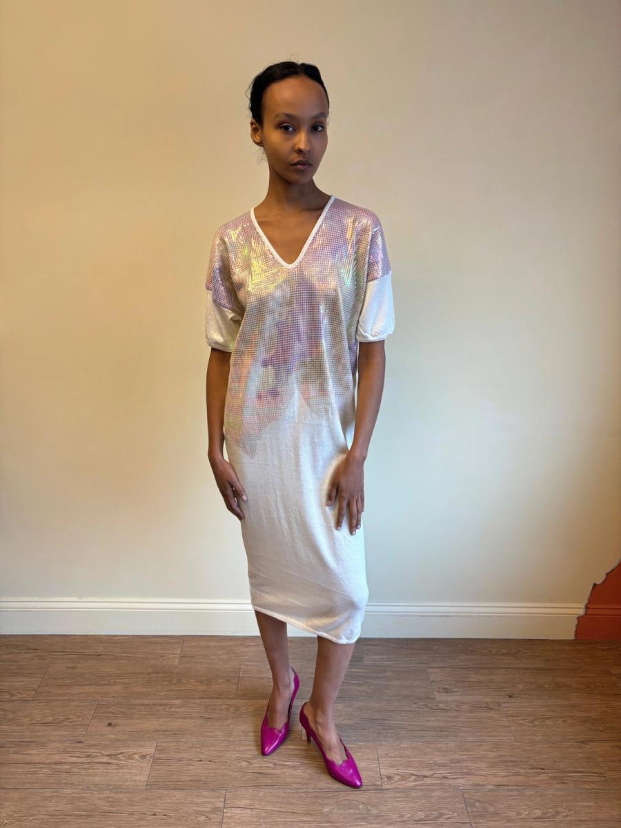 80s Krizia Iridescent Dress product image