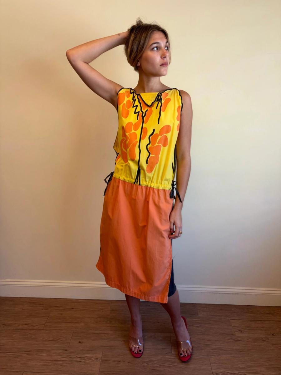 80s Castelbajac Hand-Painted Dress product image