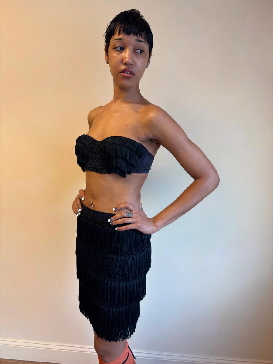 80s Helen Storey Fringe Bandeau  product image