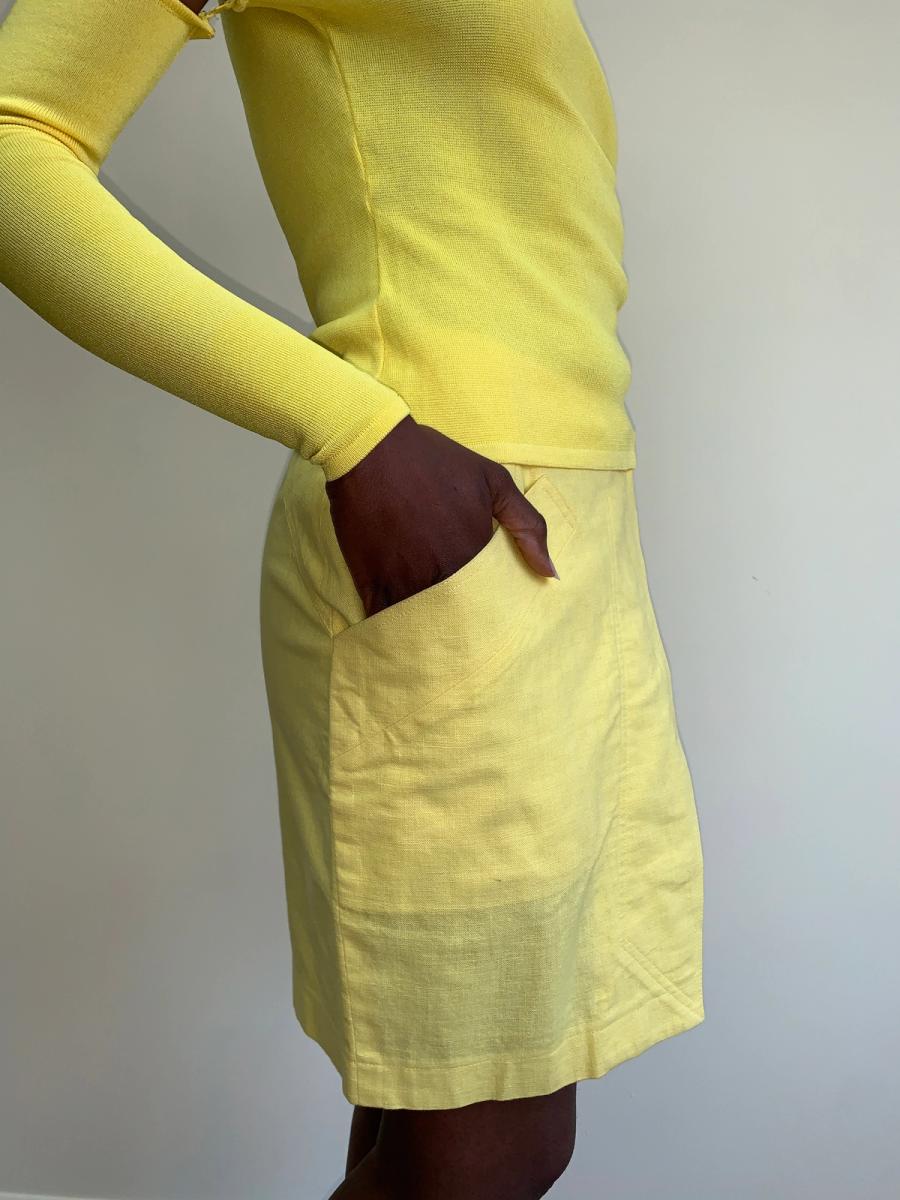 Claude Montana 80s Wiggle Skirt product image