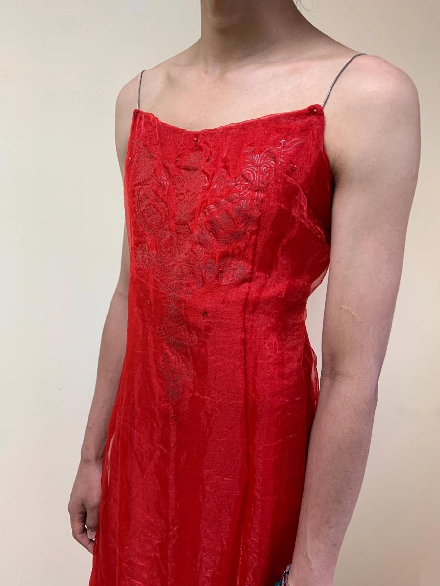 Kyoichi Fujita Felted Dress with Metal Straps product image