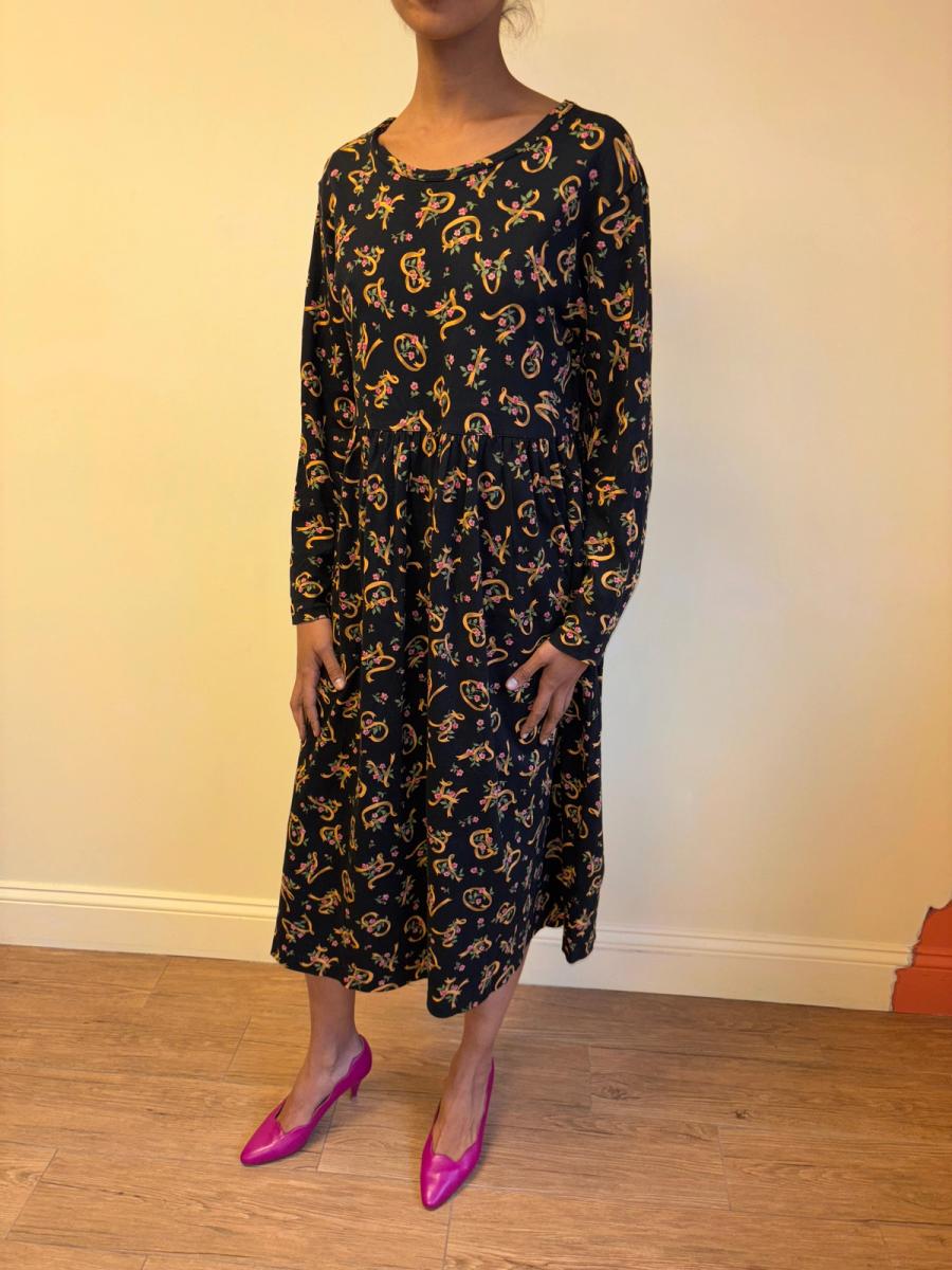 80s Chantal Thomass Oversized Letter Dress product image