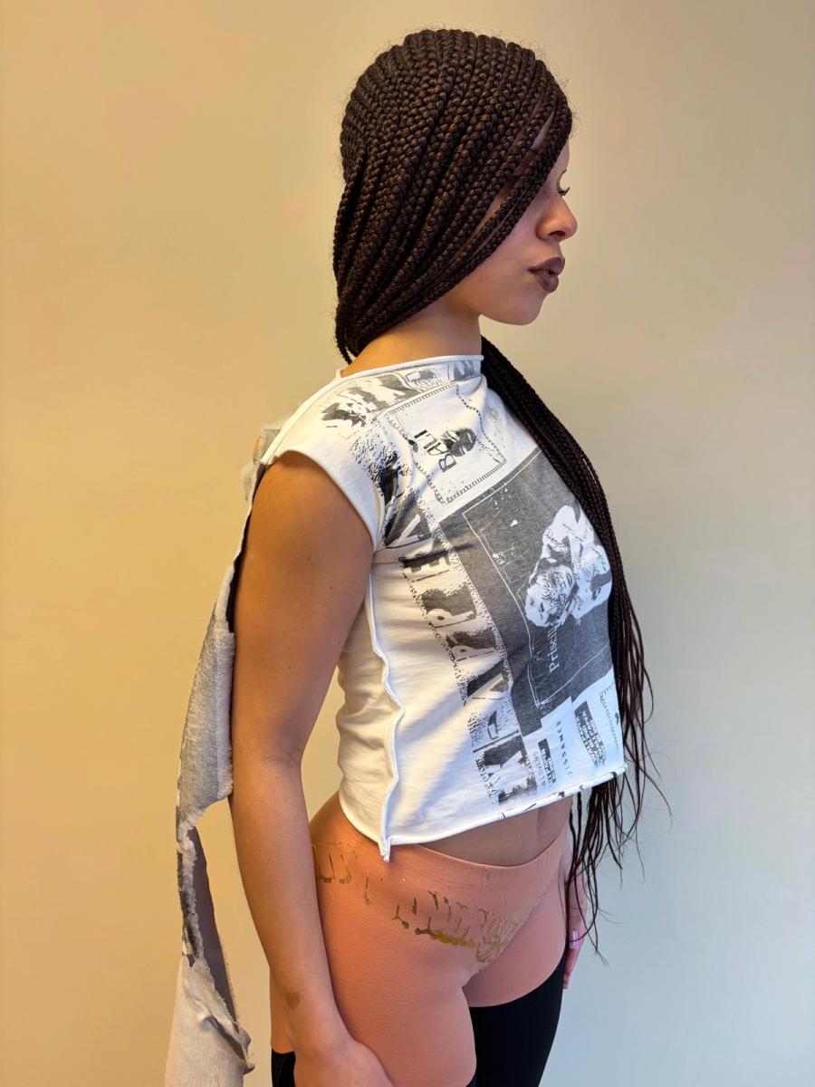 NANA Detachable Fur Tee 2 product image