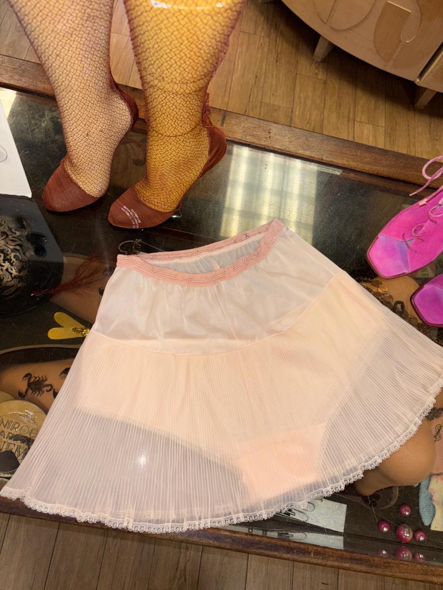 50s or 60s Nylon Knicker-Skirt Panties product image