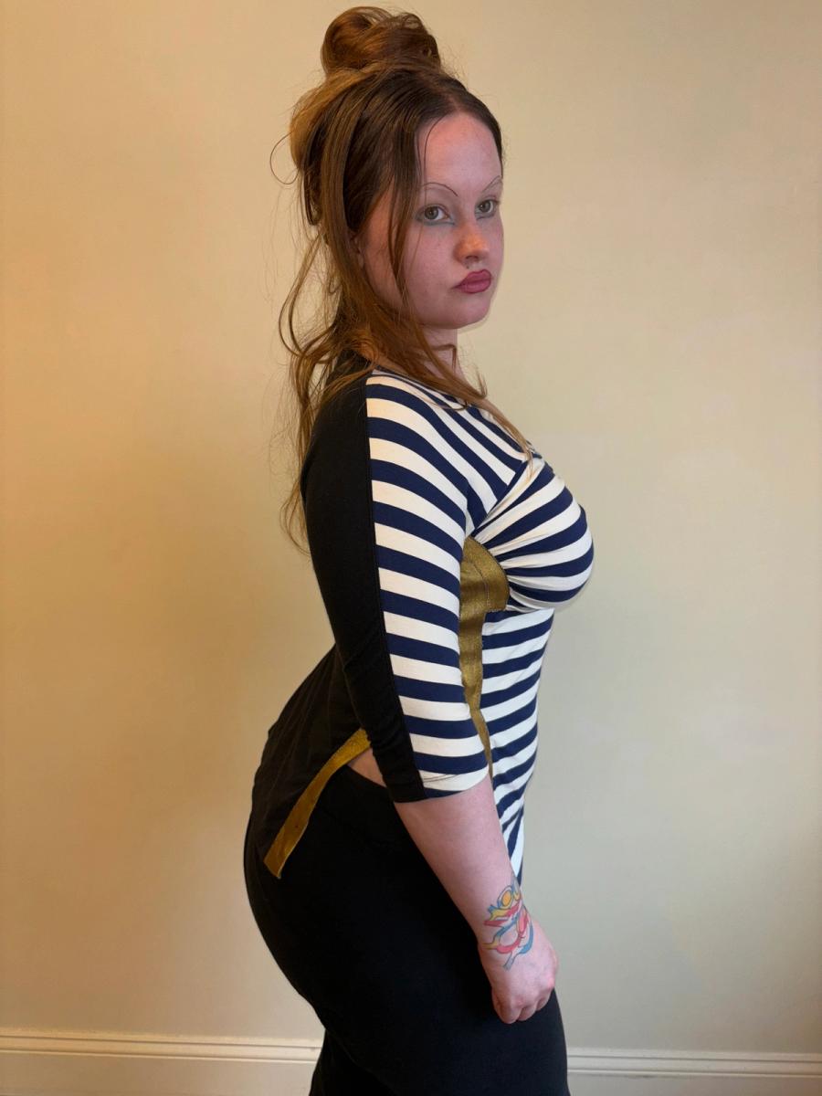 1980s Jean- Paul Gaultier Maille Striped Top  product image