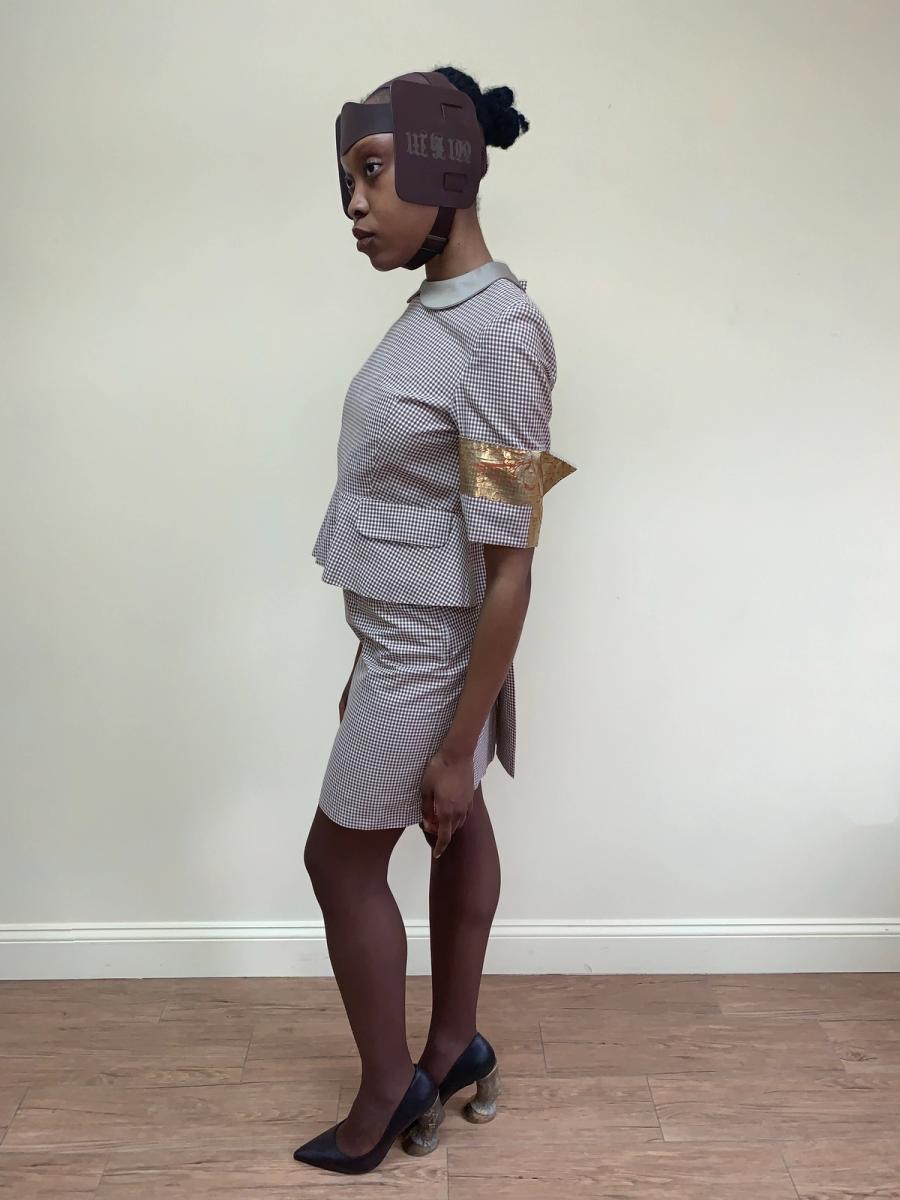 Vivienne Westwood 1989 'Civilizade' Gingham Suit With Gold Frame product image