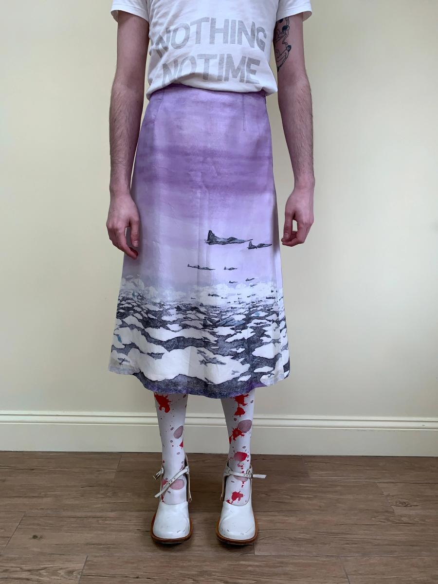 Alfaspin Iceberg Print Skirt