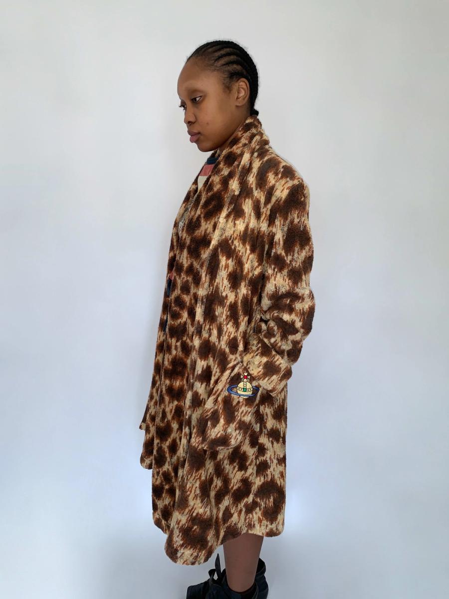 Vintage Vivienne Westwood Leopard Terrycloth Robe product image