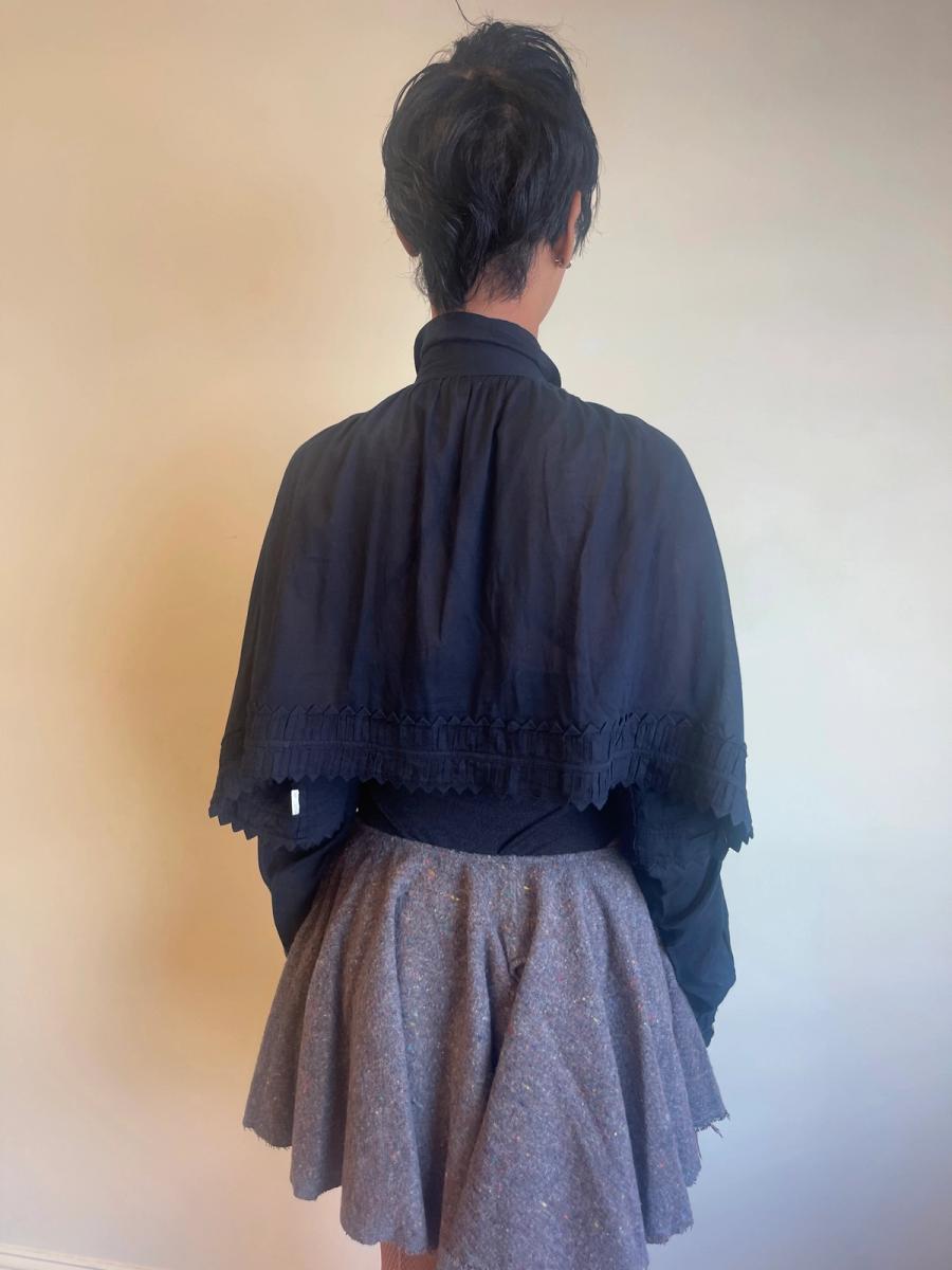 Chantal Thomass Ribbonwork Buttonup With Zigzag Hem   product image