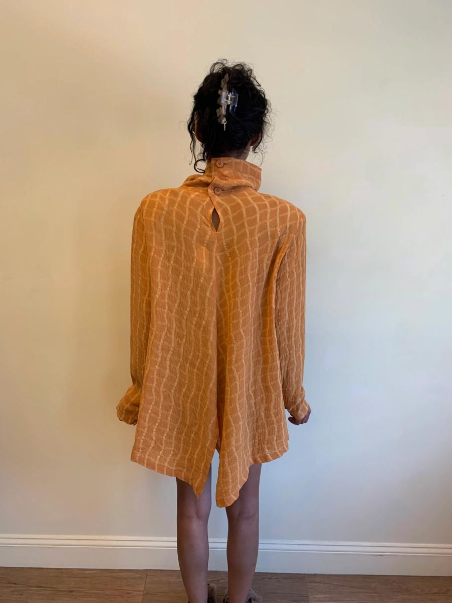 1980s Takezo Orange Tunic Minidress  product image
