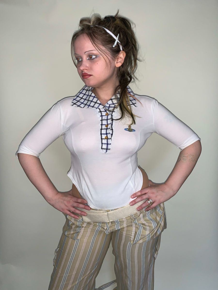 Vivienne Westwood Cotton Pique Polo T w/ Hi-Collar product image