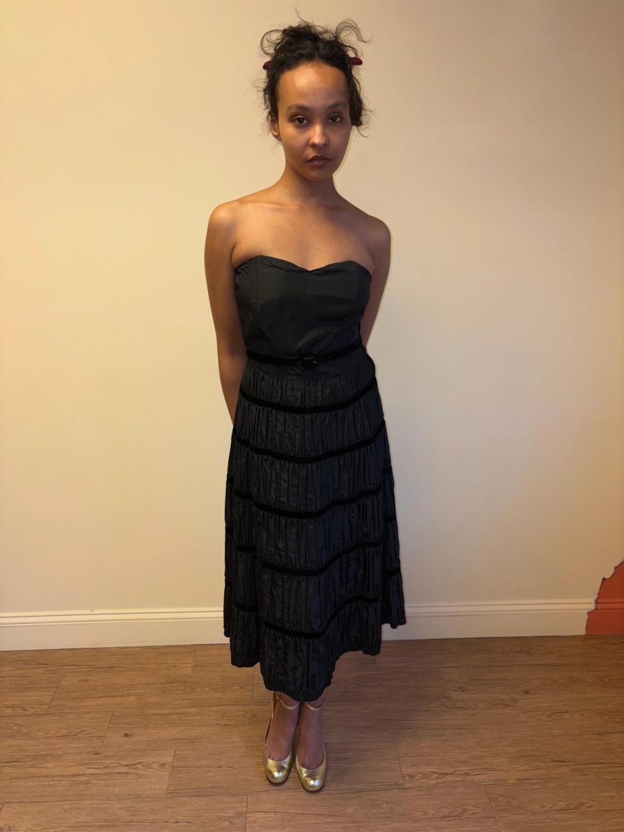 1950s Rembrandt Tiered Dress  product image