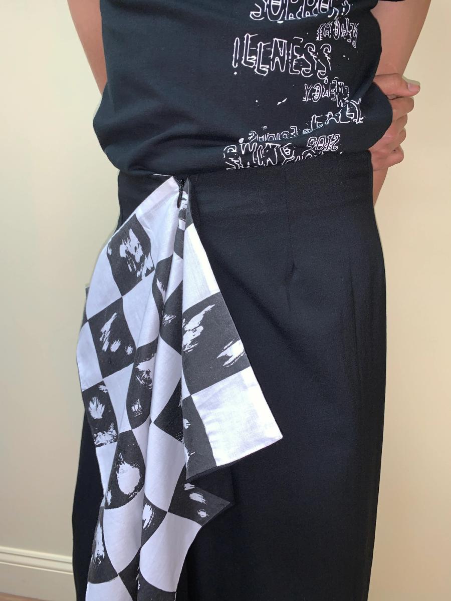 T.Kunitomo Long Black Skirt product image