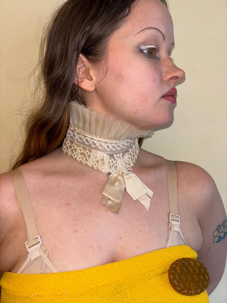 Edwardian Collar with Tatting and Lace product image