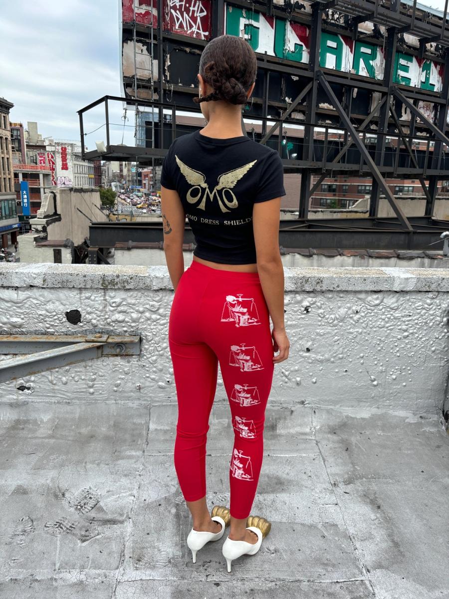 Thinker Woman Red Leggings product image