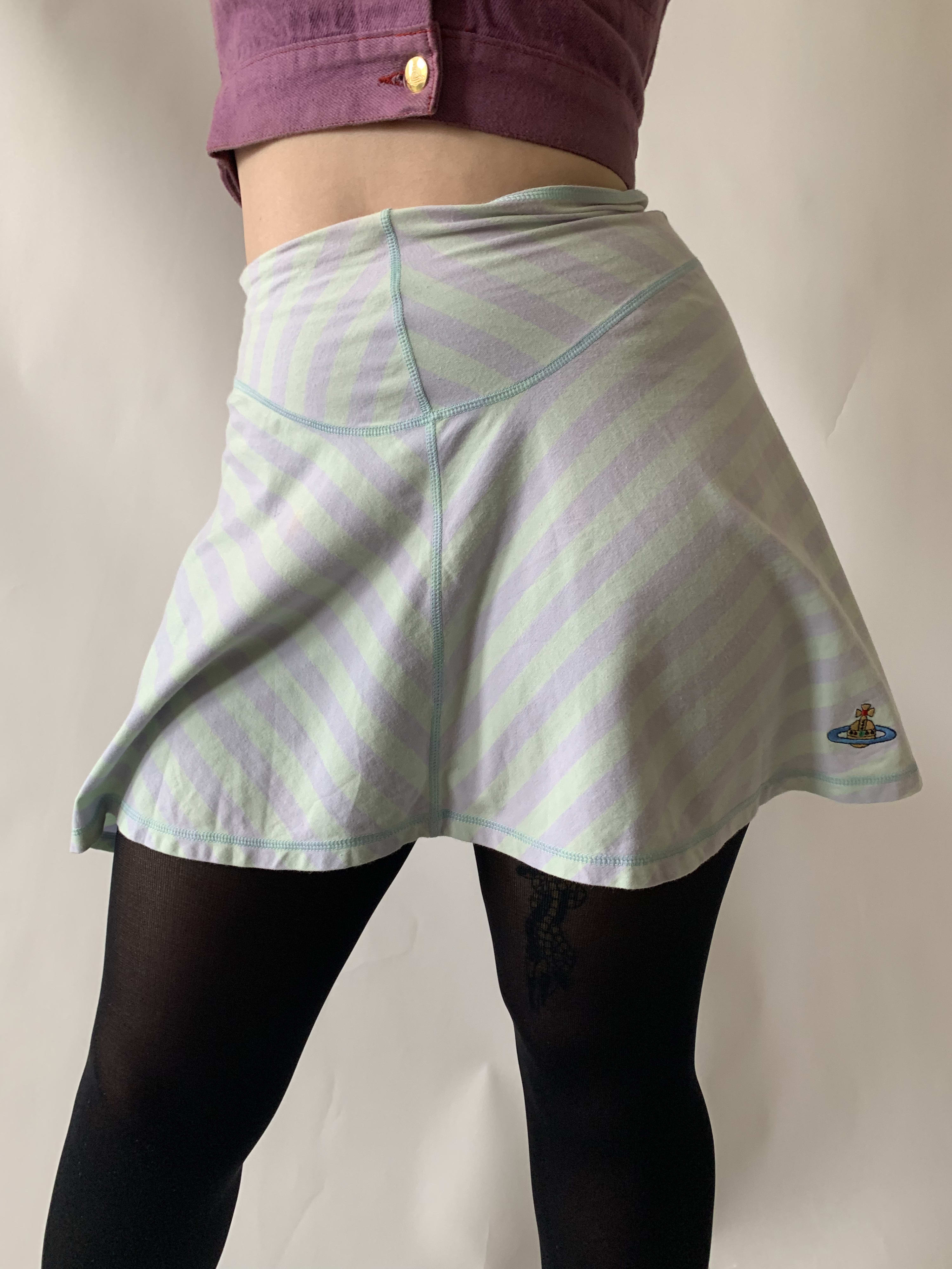 Striped 2024 90s skirt