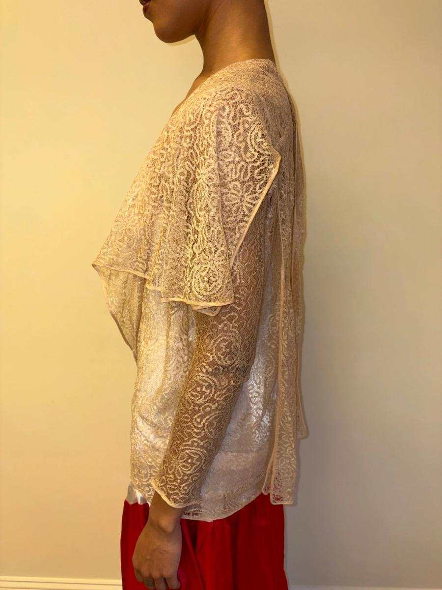 1920s Gold Lace Jacket product image