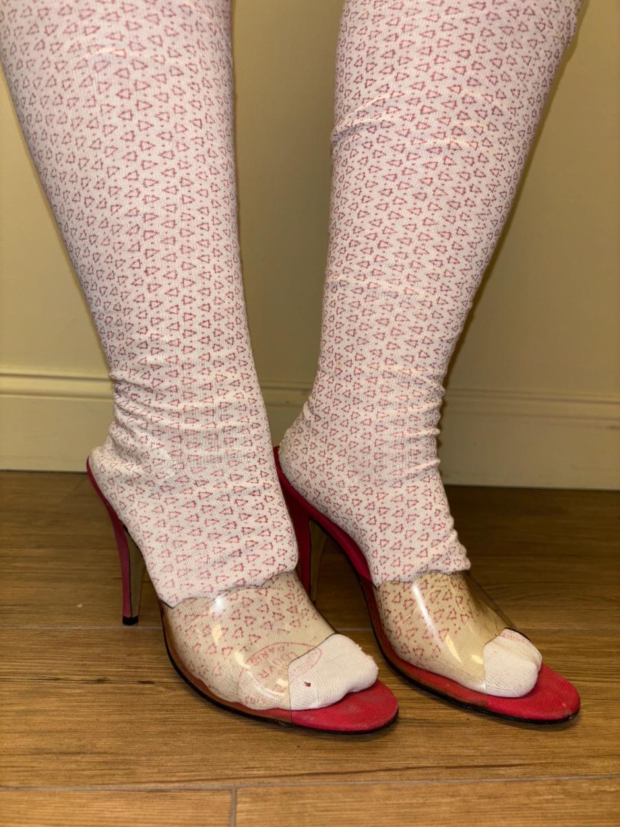 1890s Triangle Print Louvre Stockings product image