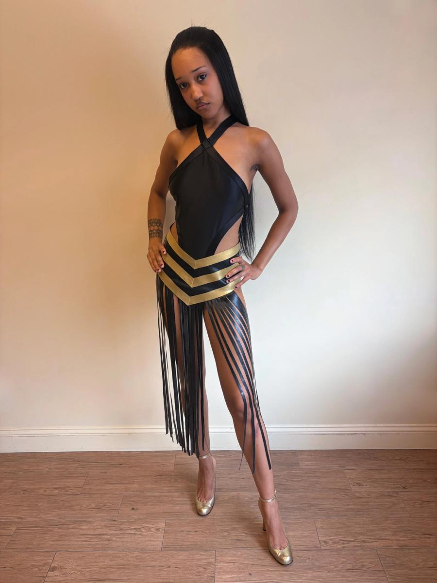 Latex Fringe Skirt product image