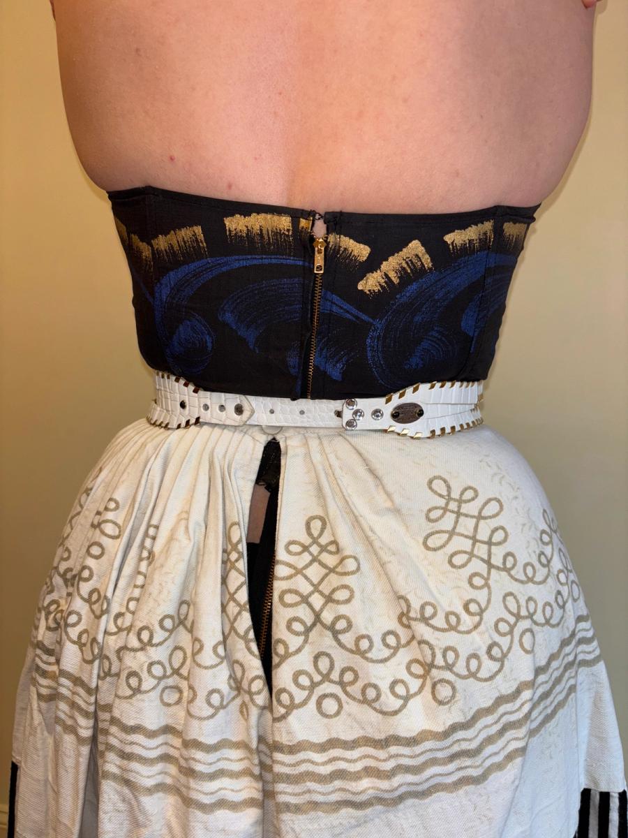 80s French Butterfly Woman Belt product image