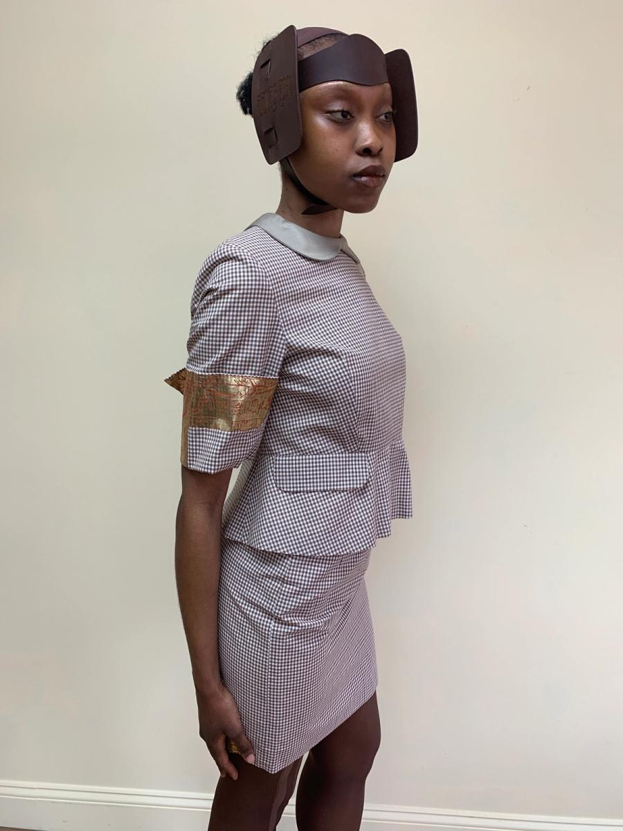 Vivienne Westwood 1989 'Civilizade' Gingham Suit With Gold Frame product image