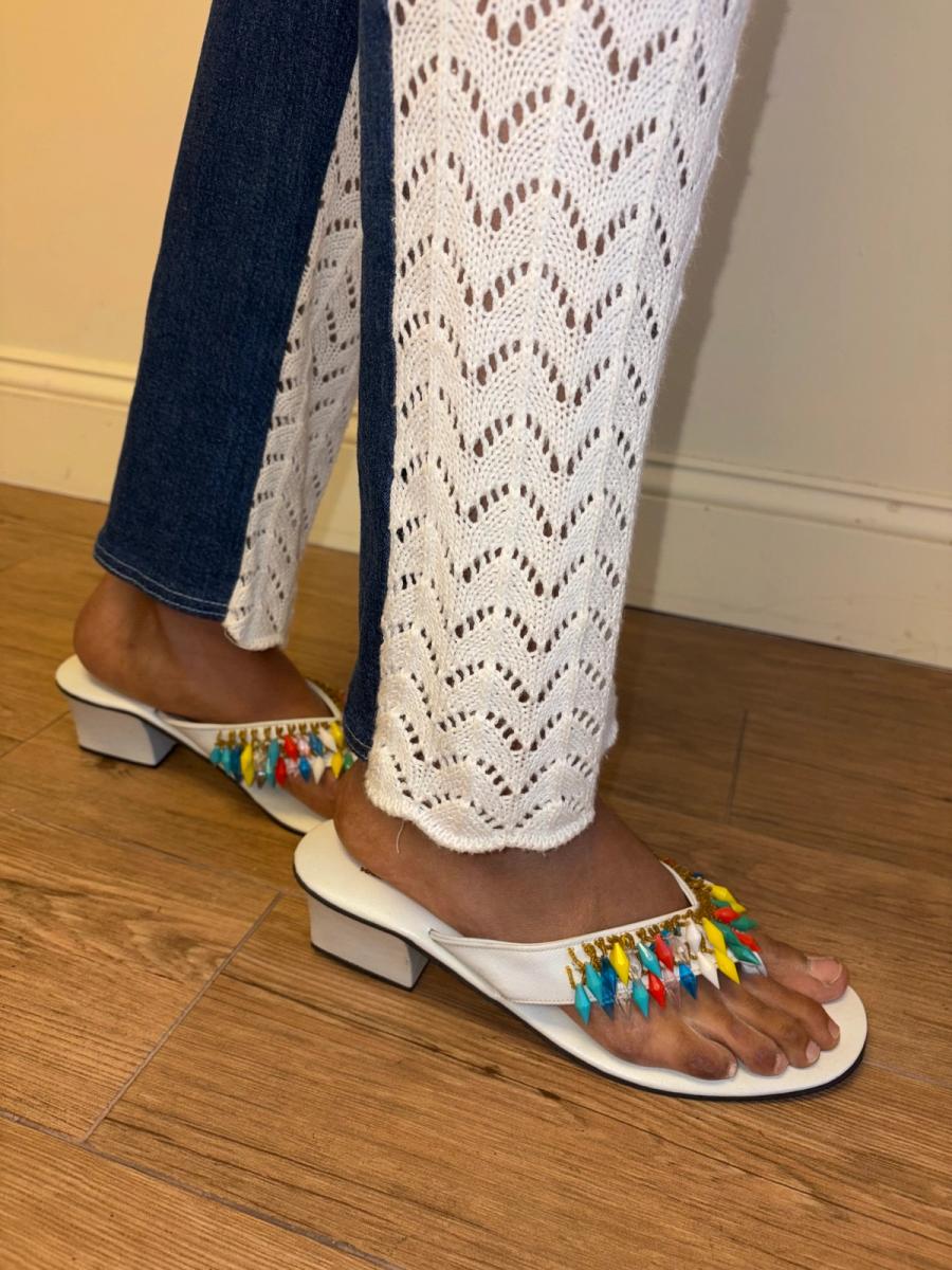 1970s Beaded Sandals from the Philippines product image