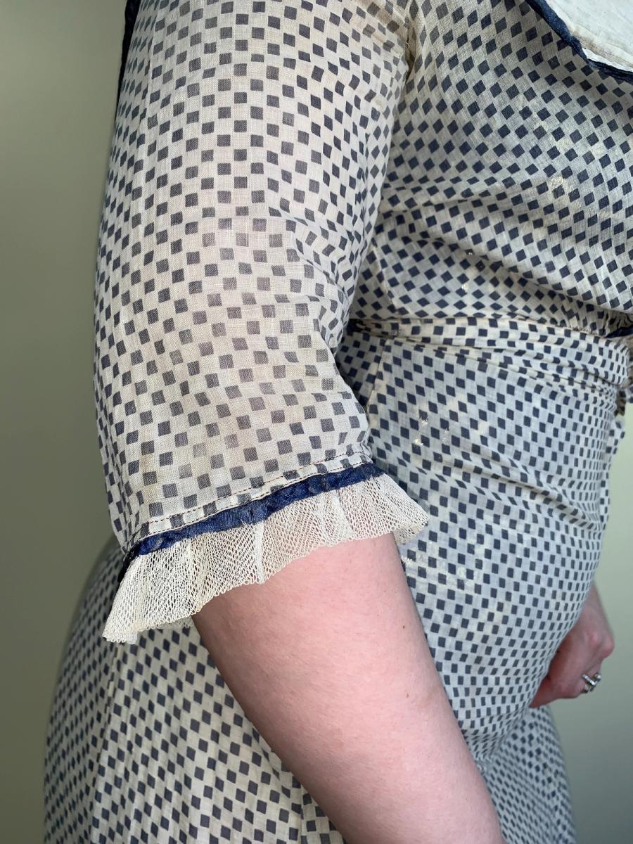 Antique Edwardian Printed Day Dress product image