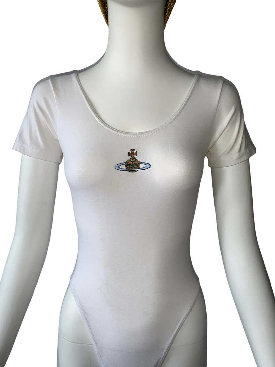 90s Vivienne Westwood Orb Bodysuit product image