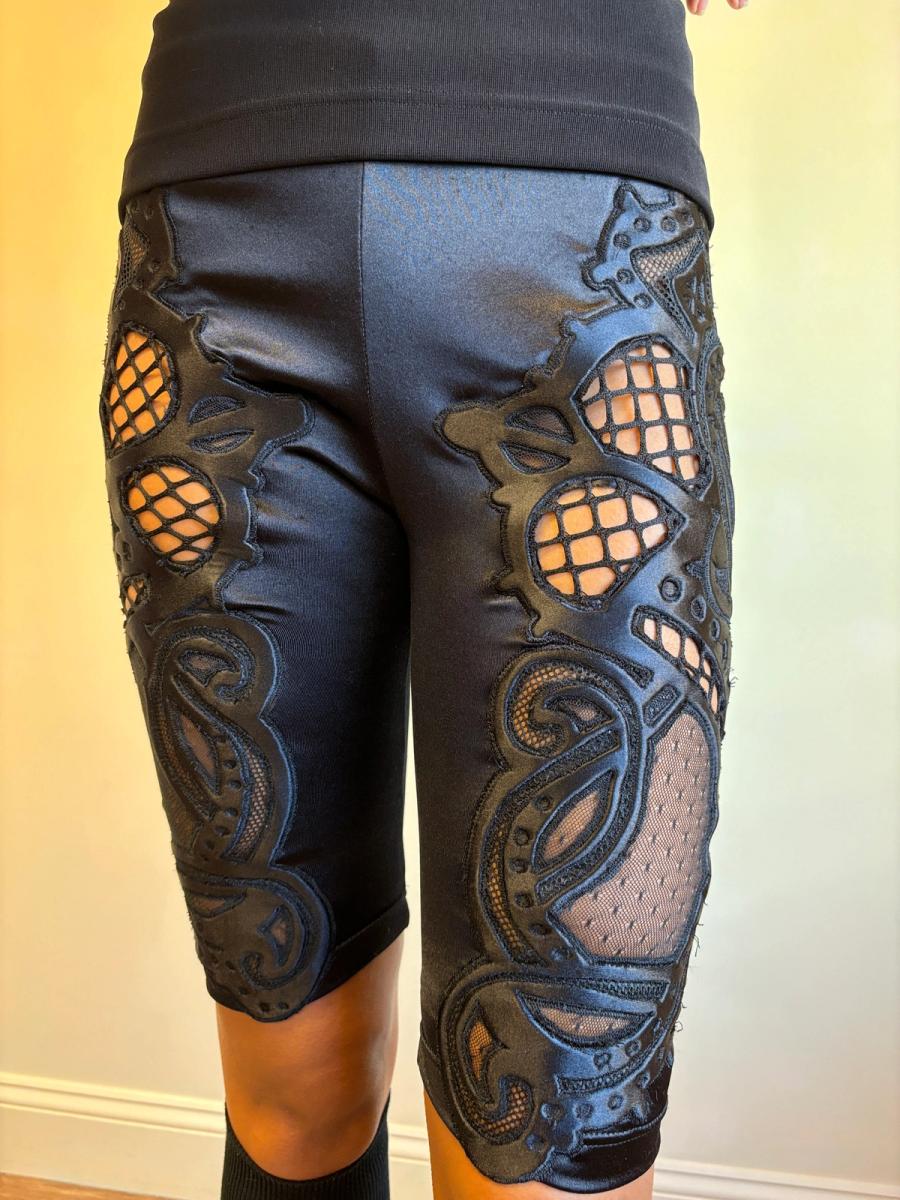 KTZ Trapunto Cutout Bike Shorts product image