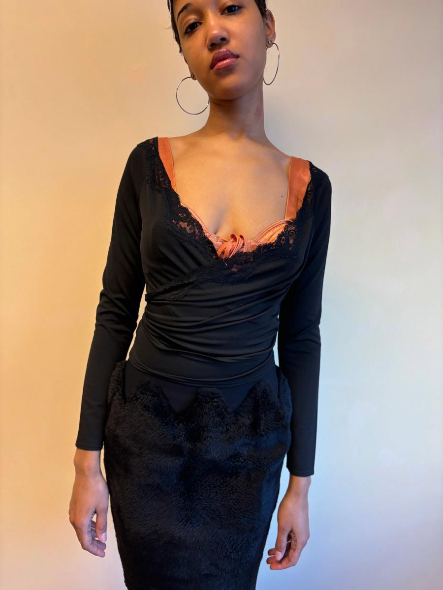 Chantal Thomass Wrap Top With Lace product image
