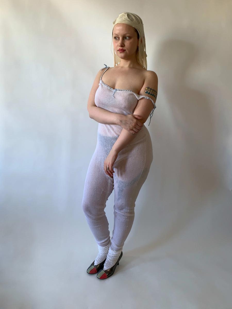 Antique Swiss Knit Combination Suit product image