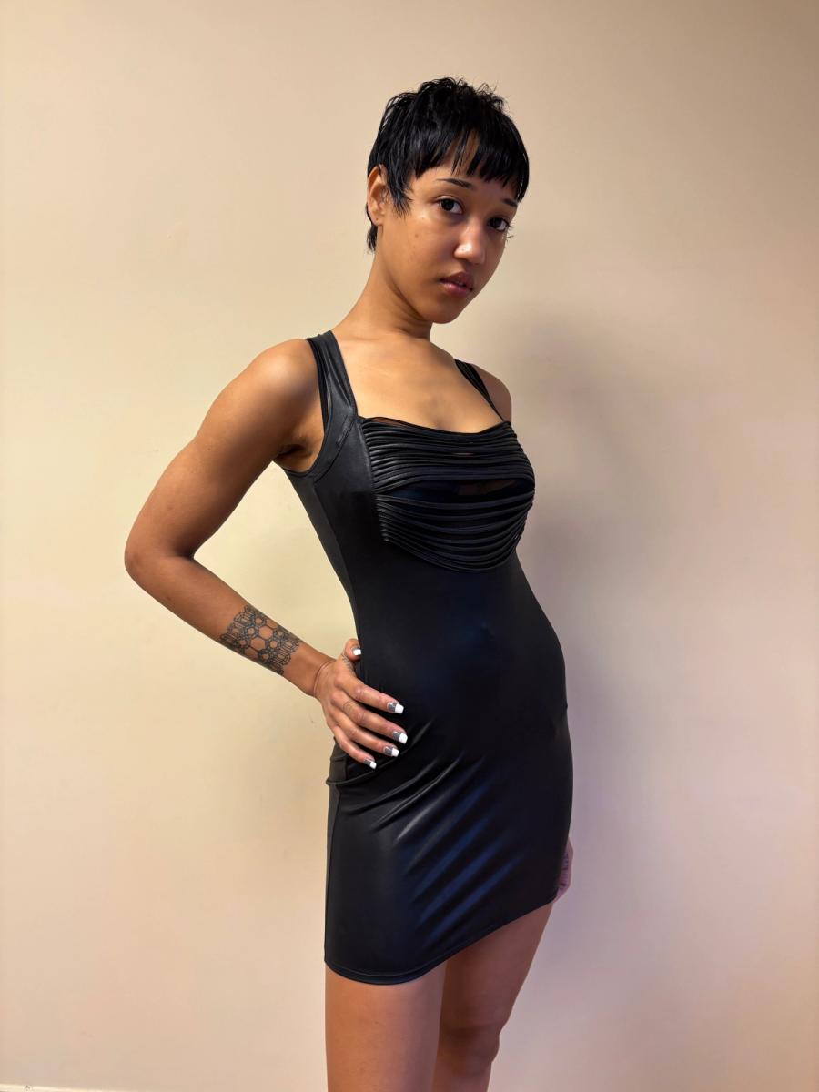 Patrice Catanzaro Butt Fringe Cutout Dress product image