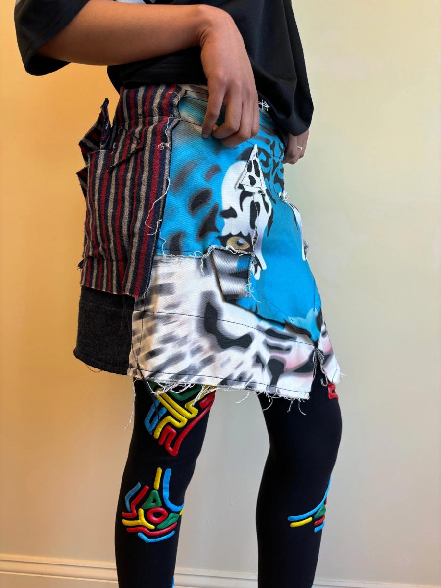 Bernhard Willhelm Shredded Tiger Skirt product image