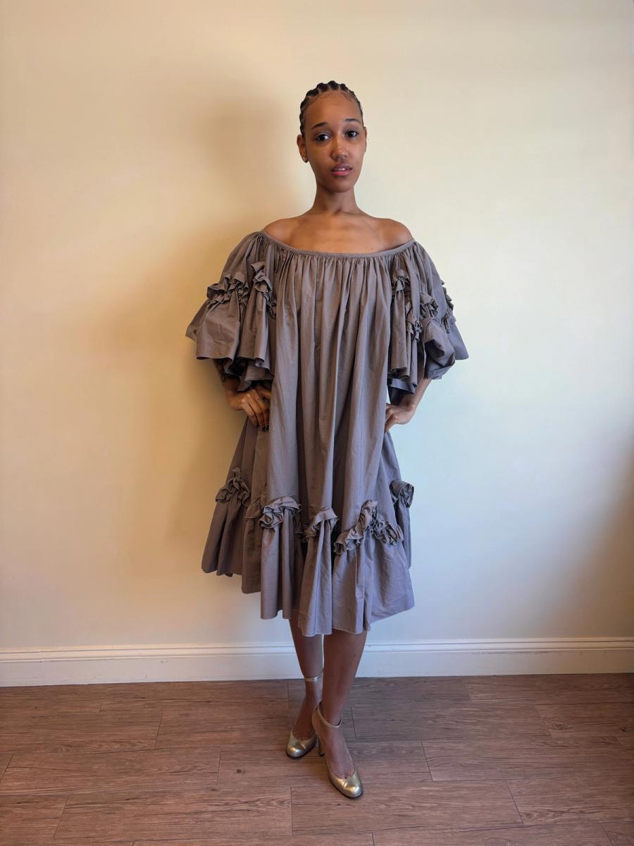 Vintage Chantal Thomass Ruffle Trapeze Dress product image