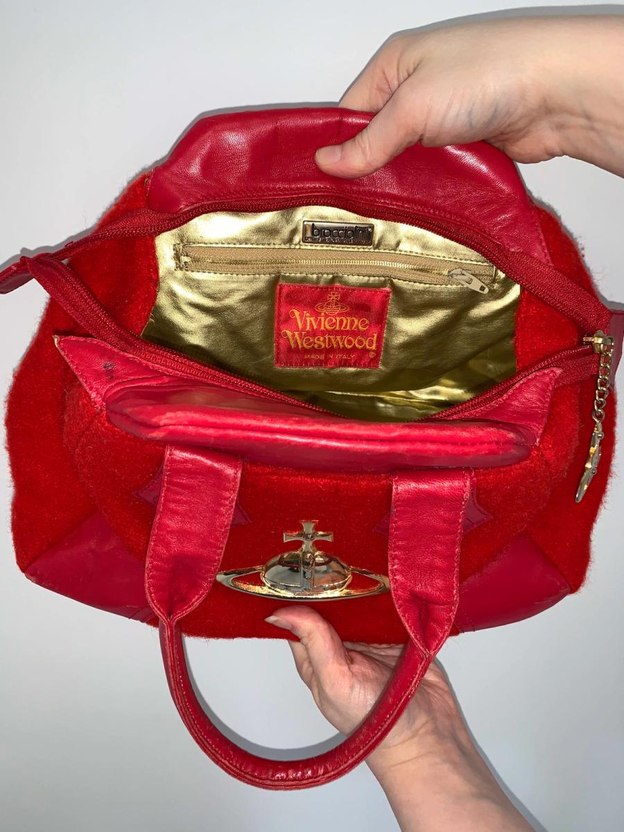 Vivienne Westwood 80s/90s Tweed Big Orb Bag  product image