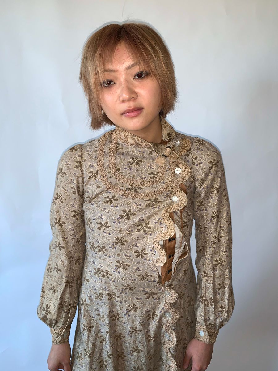 Antique Victorian Flannel Gown product image