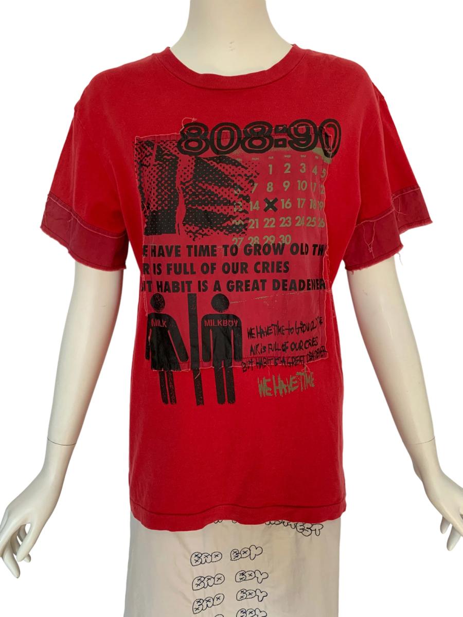 MILKBOY "Grow Old" Patchwork T-shirt product image