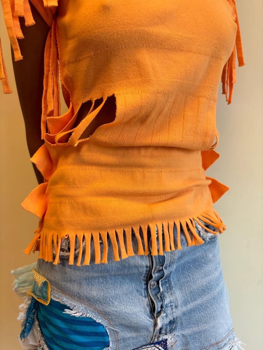 Vintage Issey Miyake APOC Fringe Top product image