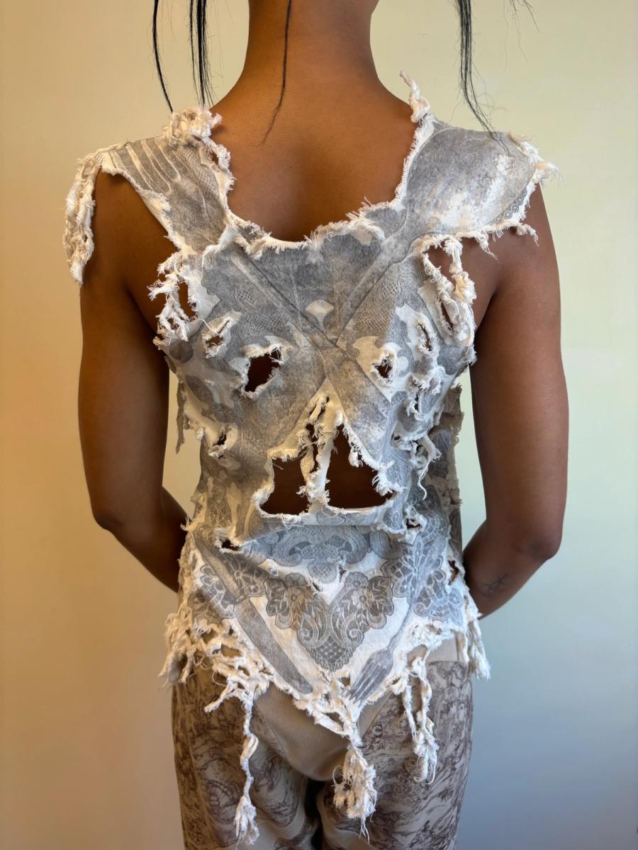 Nozomi Ishiguro Shredded Utensil Tunic product image