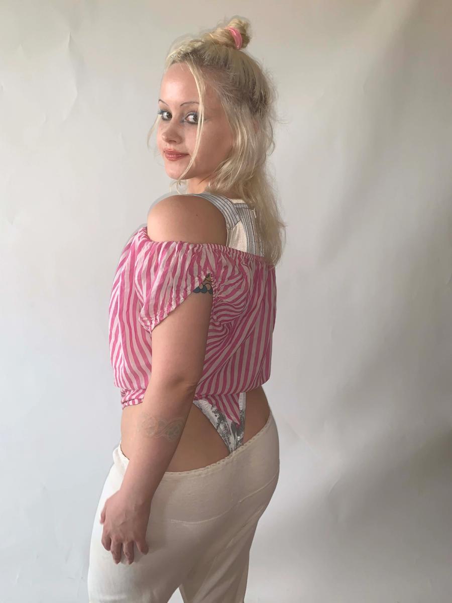 90s Vivienne Westwood Off-the-Shoulder Blouse product image