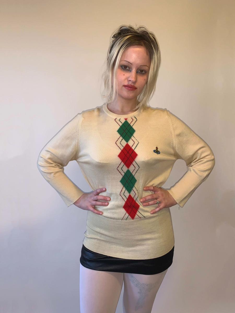 Vivienne Westwood 1989 Pagan Argyle Knit product image