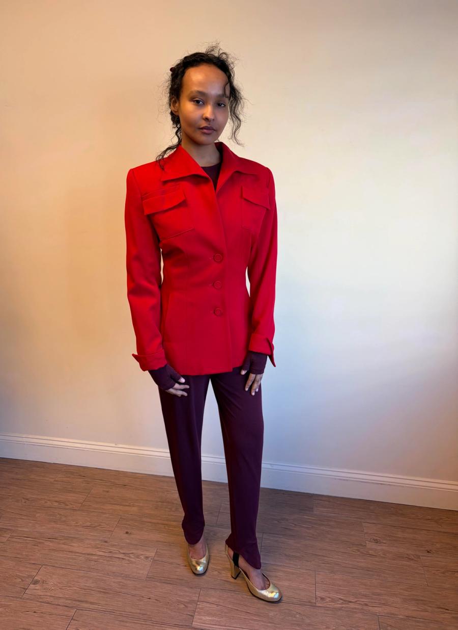 80s does 40s Norma Kamali Blazer product image