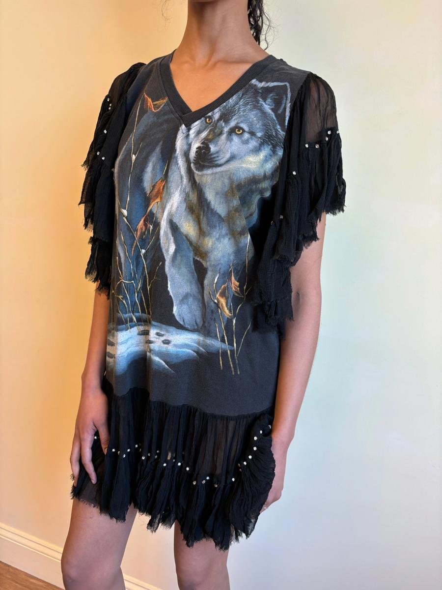 DryCleanOnly Wolf Rhinestone Dress product image