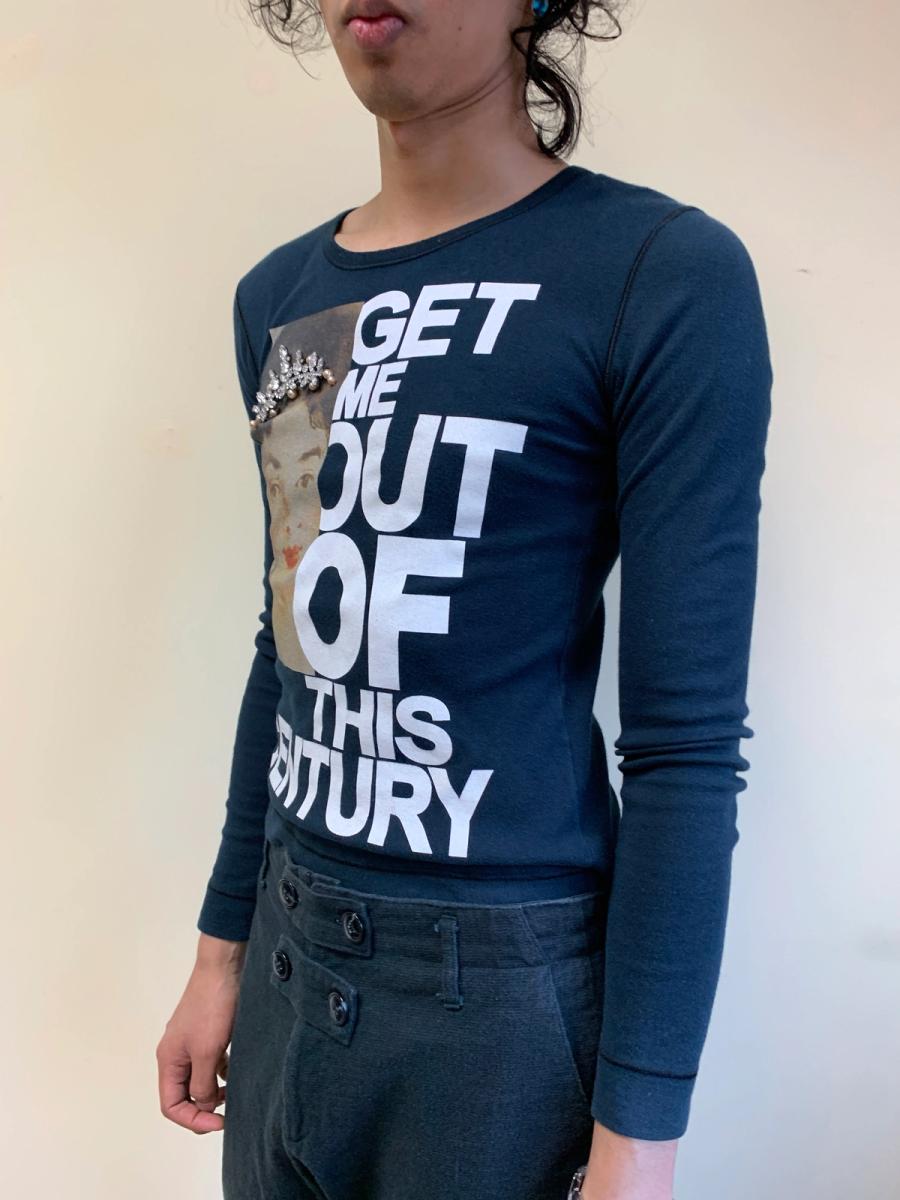 ''Get Me Out Of This Century" Embellished Tee  product image