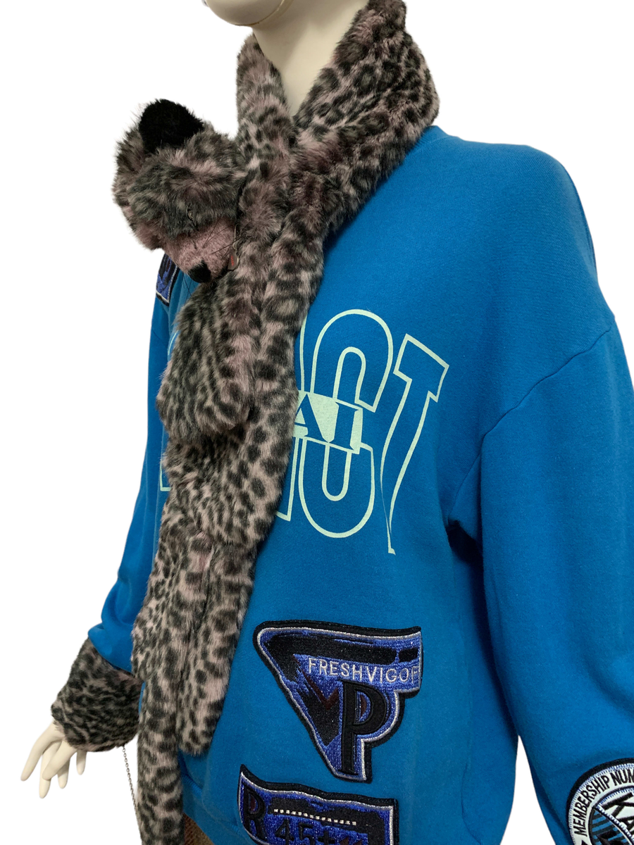 MILK Cheetah Faux Fur Scarf and Arm Warmers product image
