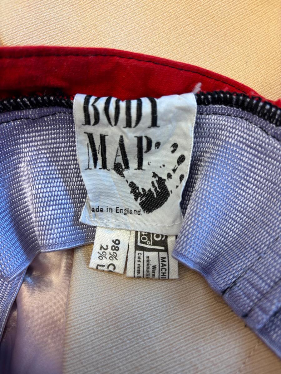 1985 Bodymap Bustier "Barbee Takes A Trip Around Nature's Cosmic Curves" product image