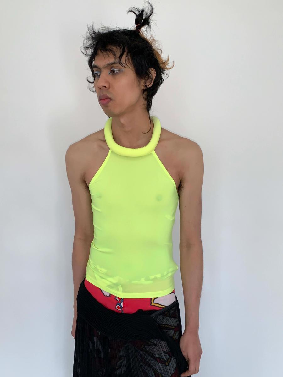 Vintage Cyberdog Sculptural Neon Top product image