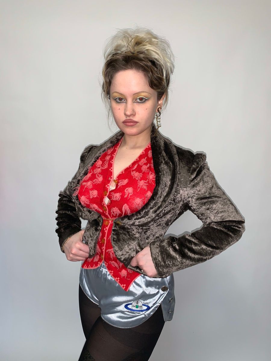 Vivienne Westwood 'On Liberty' Underbust Fur Jacket product image