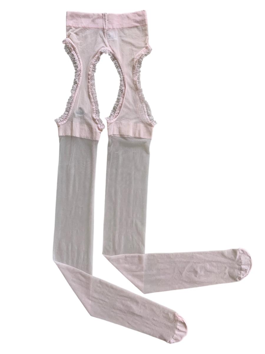 Deadstock Vivienne Westwood Pink Garter Style Stockings product image