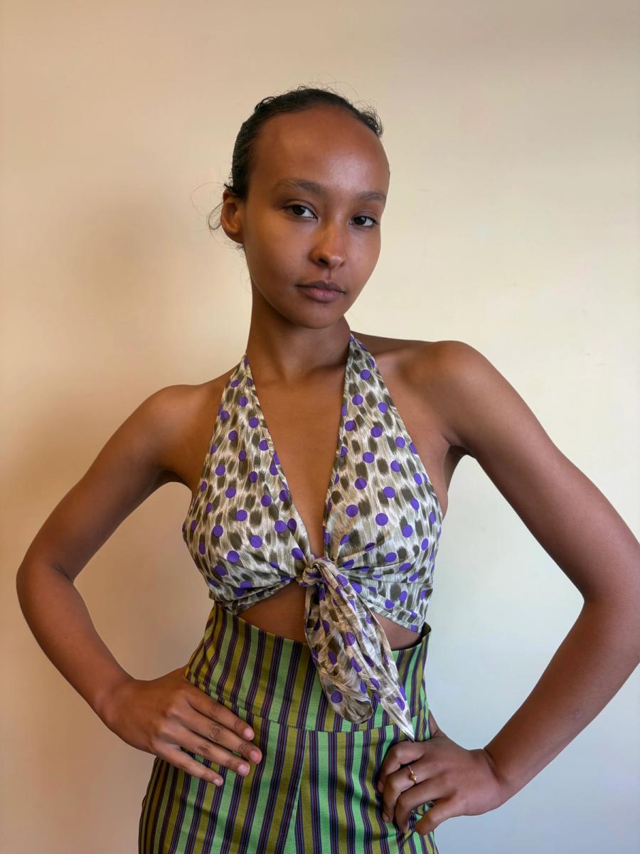 Ungaro Leopard Polka Dot Halter  product image